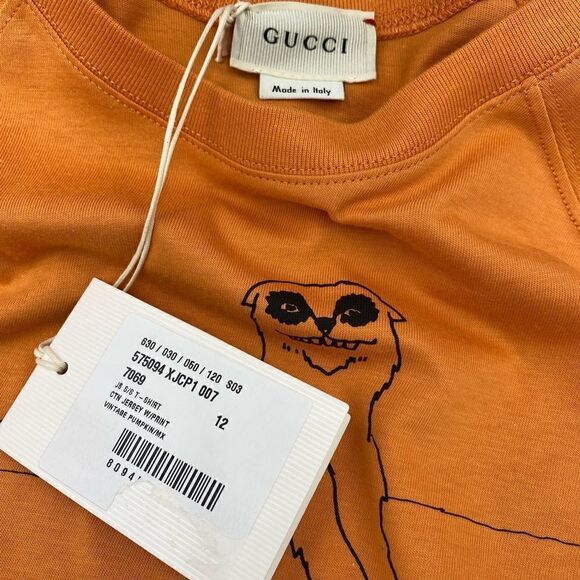 Kids authentic Gucci T-shirt size 12 made in Italy - Picture 6 of 6